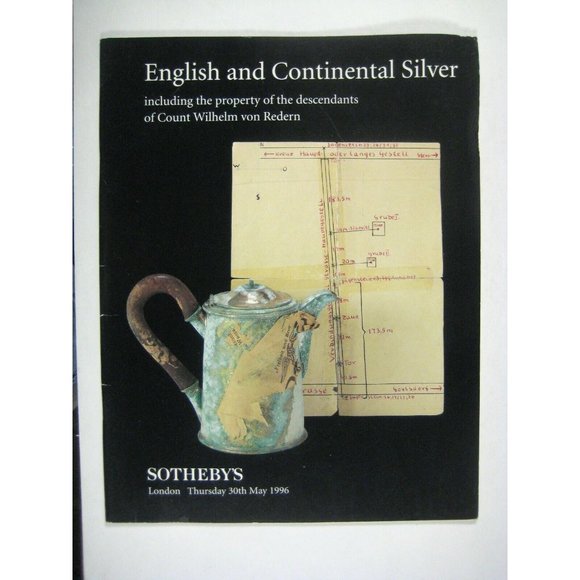 Sotheby's Auction Catalog 1996 English Continental Silver Count Wilhelm Redern - Picture 1 of 6